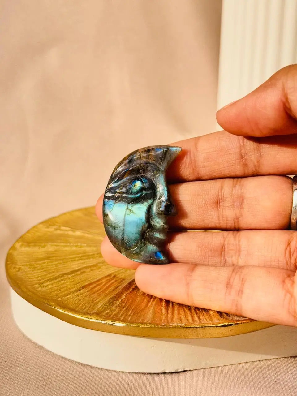 Light-Coded Half Moon For Moon Manifestations