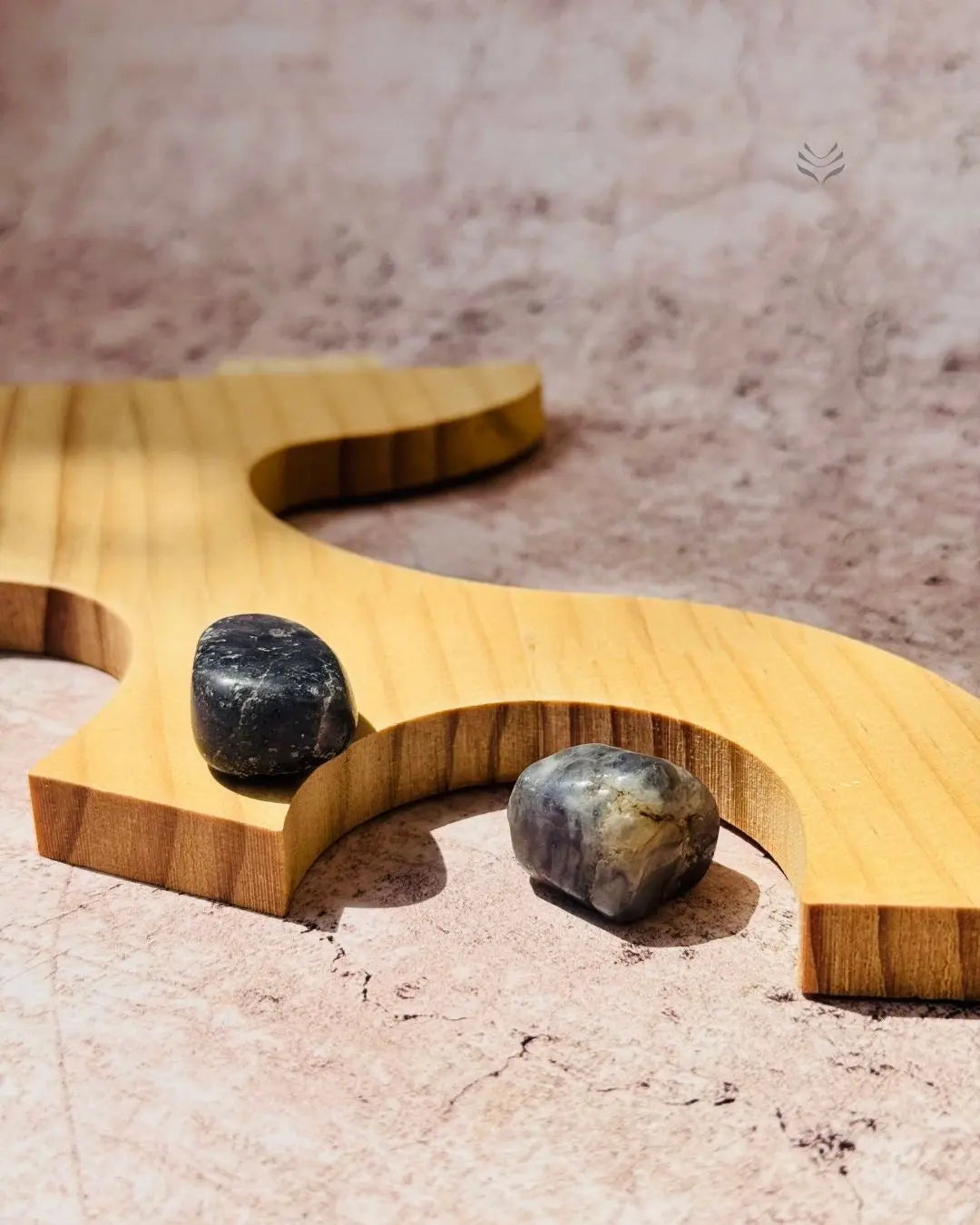 Light-Coded Iolite Tumbles