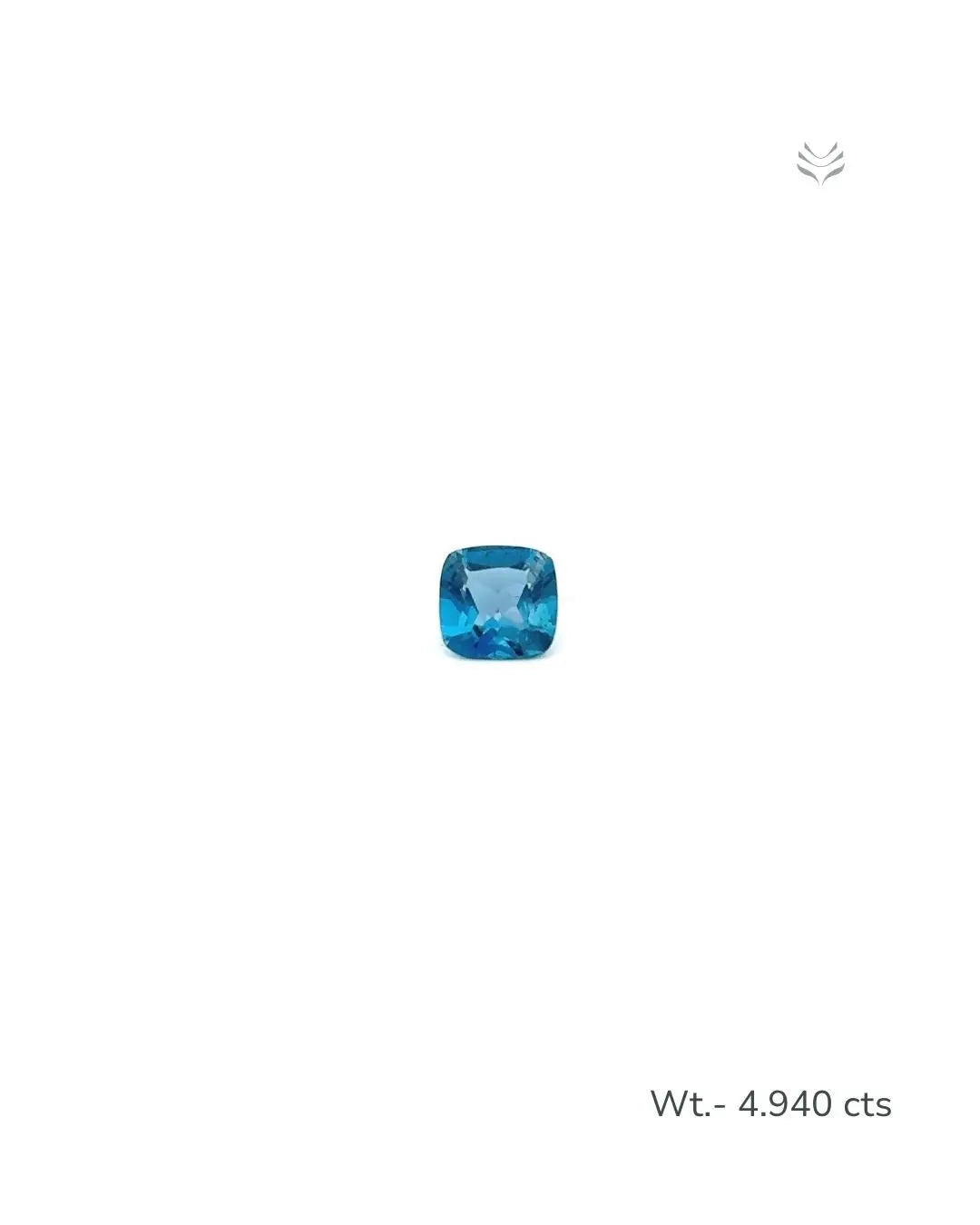 Light-Coded London Blue Topaz - 4.940 Ct