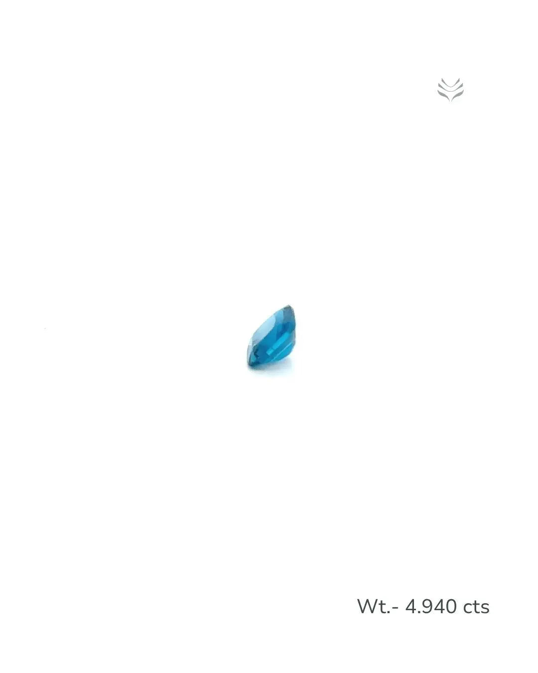 Light-Coded London Blue Topaz - 4.940 Ct