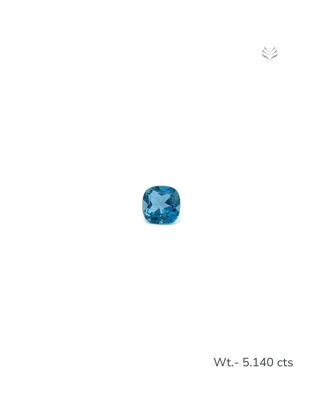 Light-Coded London Blue Topaz - 5.14 Ct