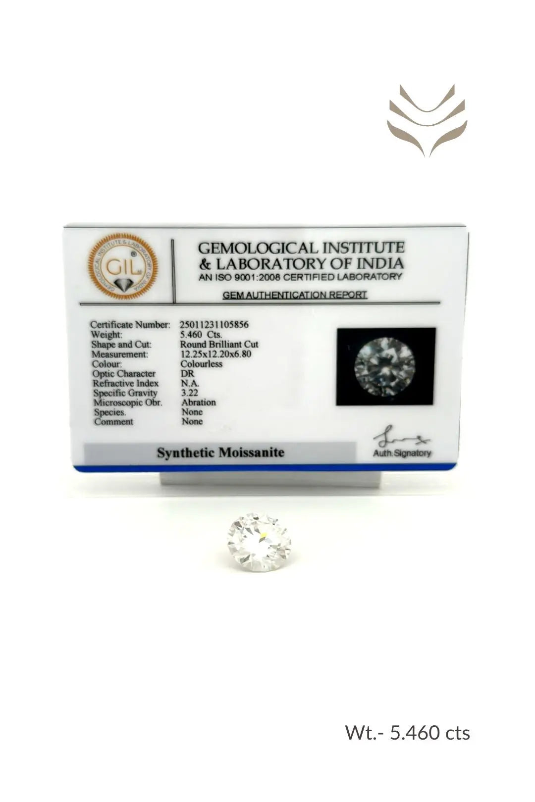 Light-Coded Moissanite - 5.46 Ct