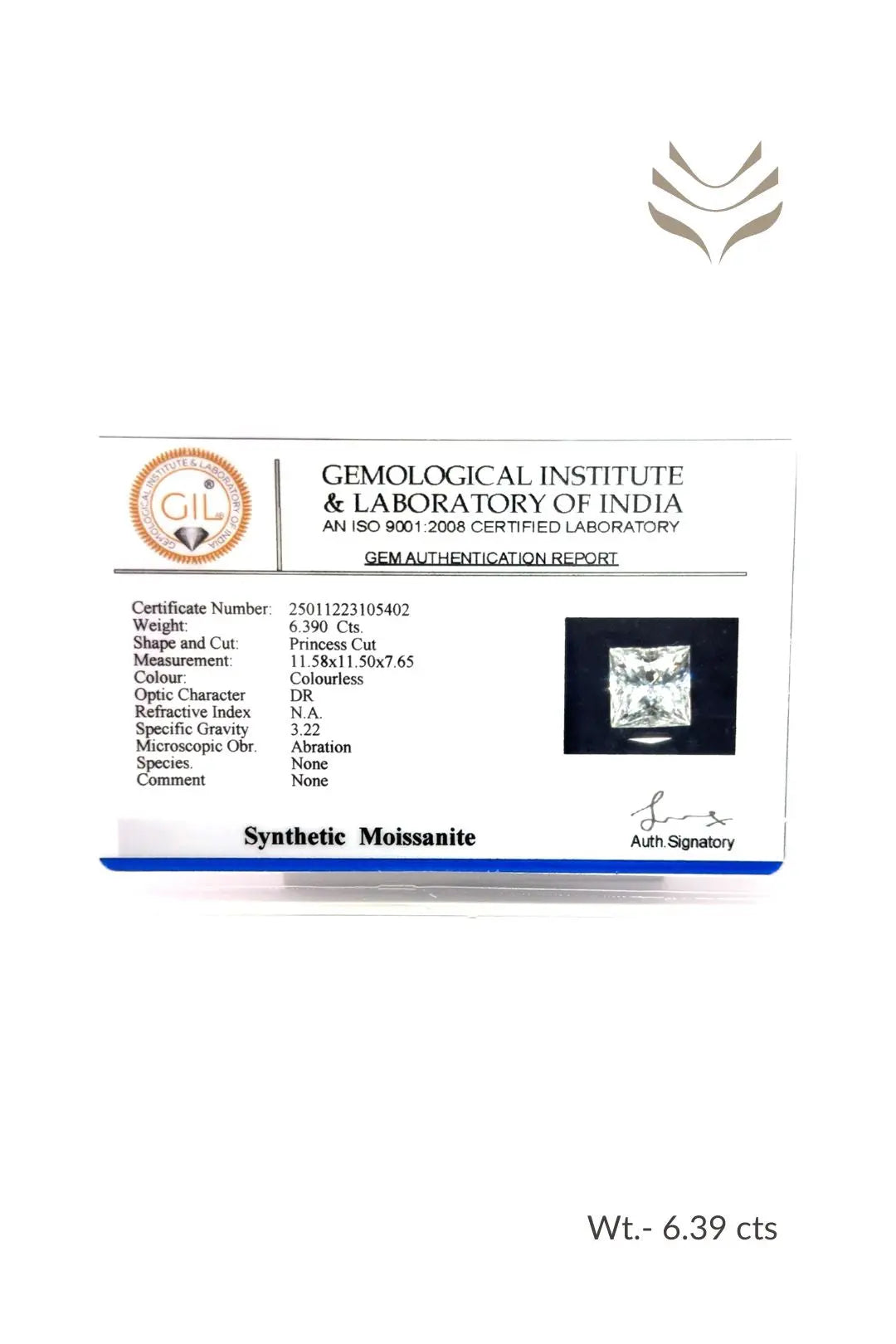 Light-Coded Moissanite - 6.39 Ct