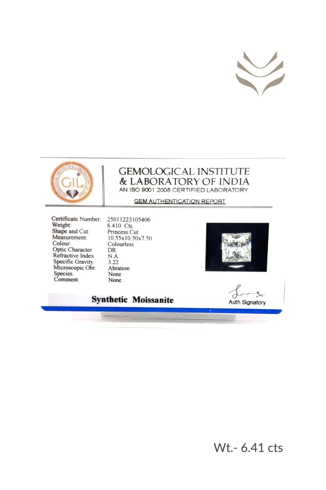 Light-Coded Moissanite - 6.41 Ct