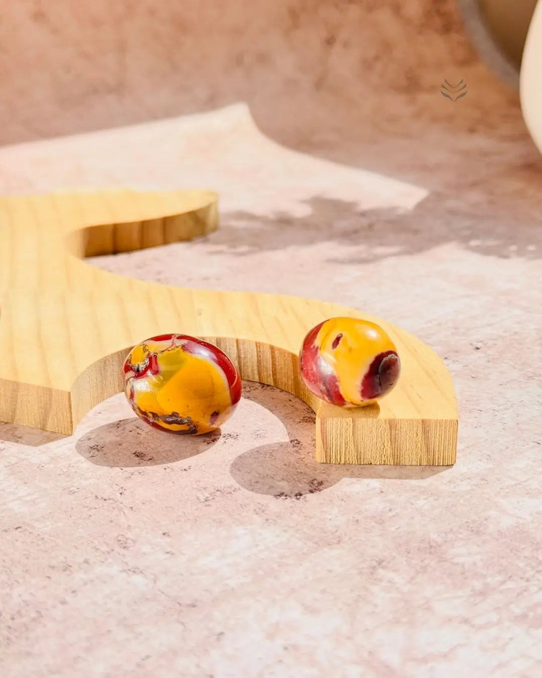 Light-Coded Mookaite Jasper Tumbles