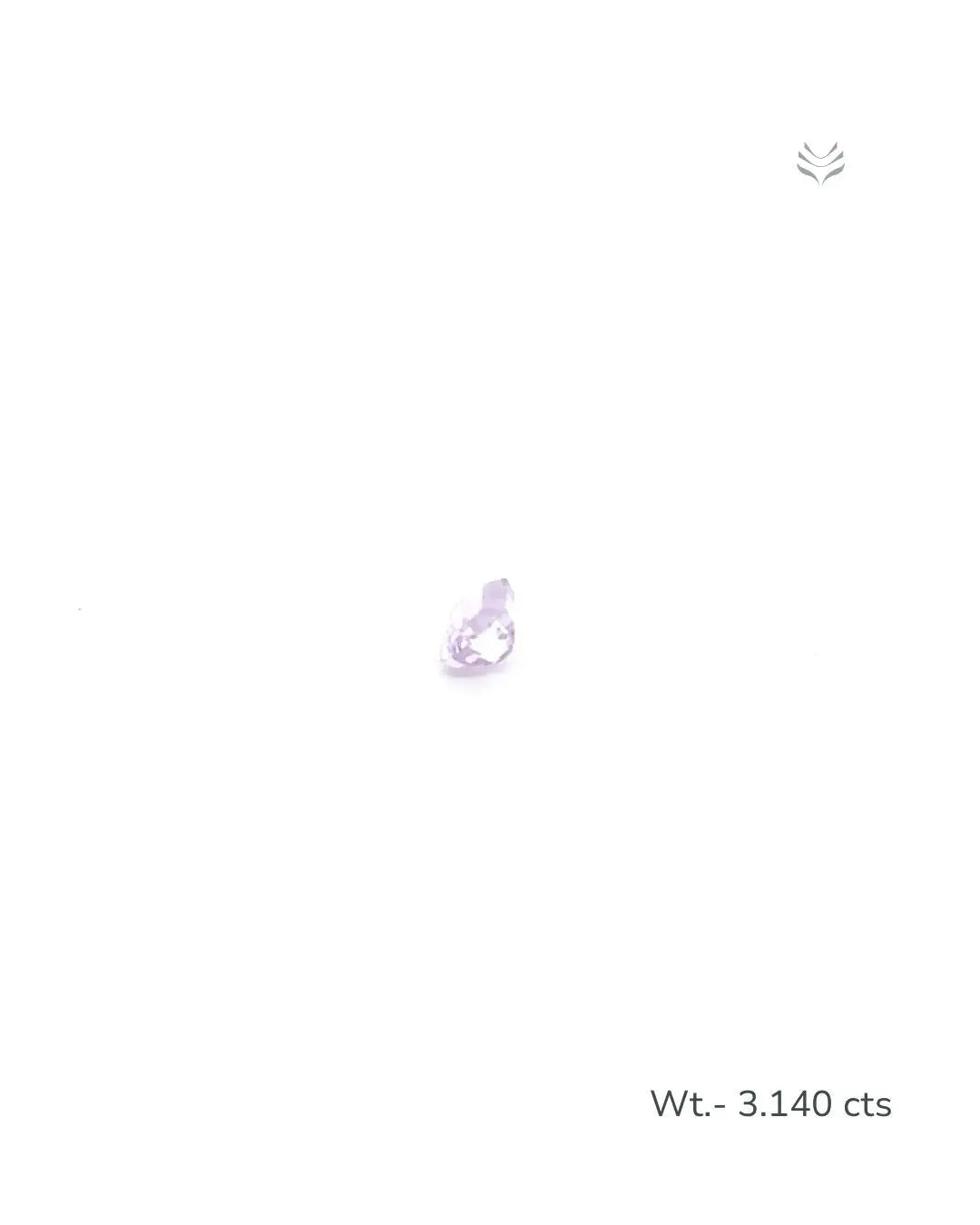 Light-Coded Natural Kunzite- 3.140 Ct