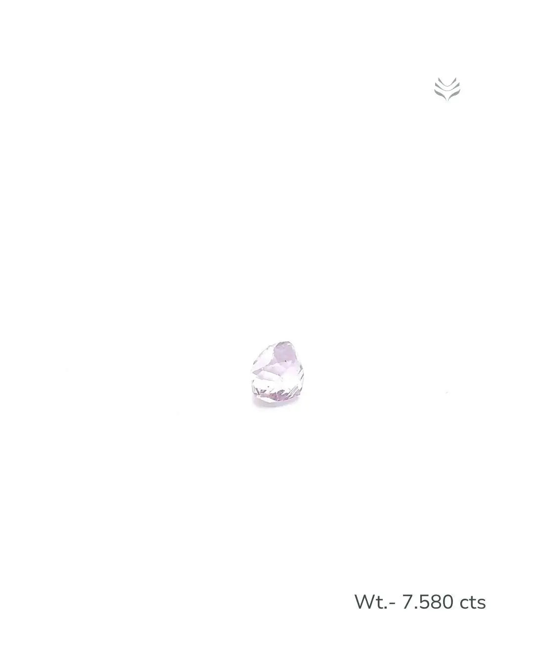 Light-Coded Natural Kunzite- 7.580 Ct