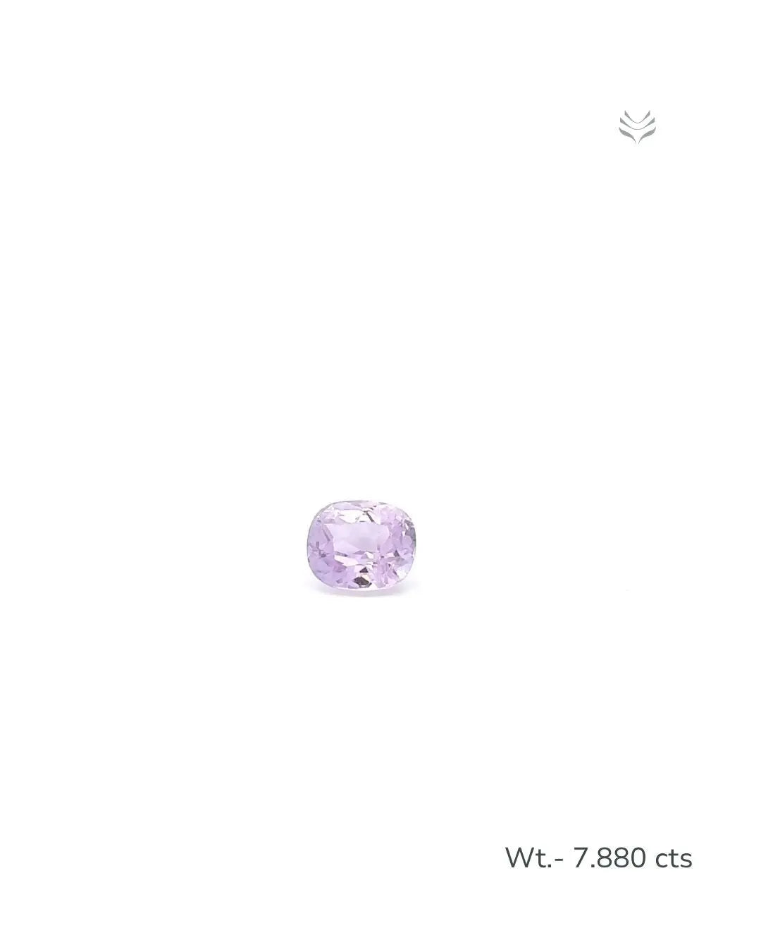 Light-Coded Natural Kunzite- 7.880 Ct