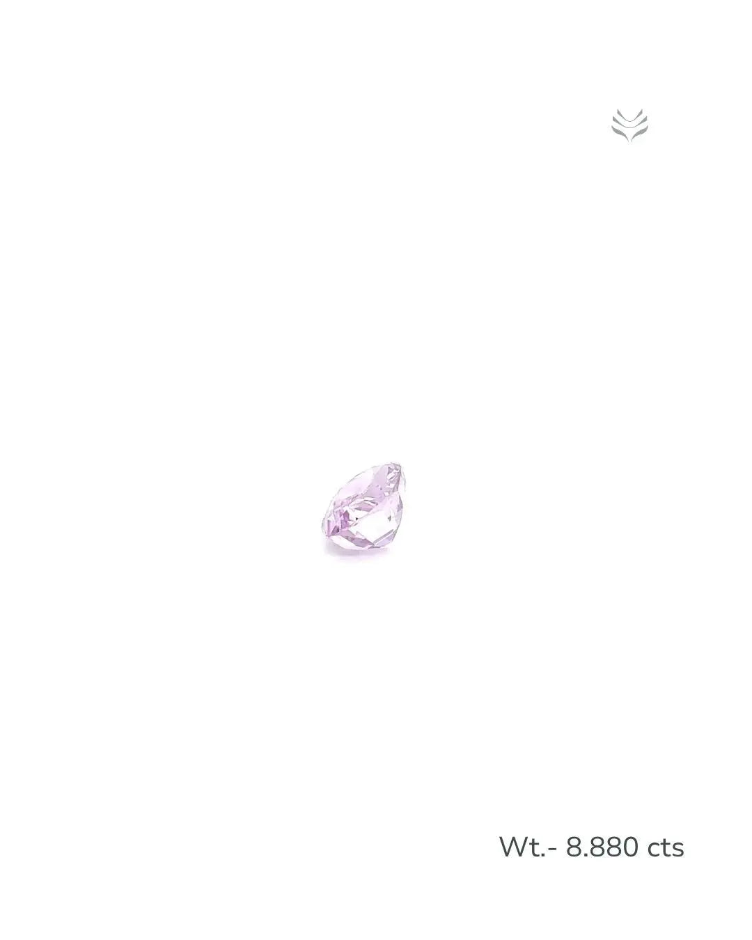 Light-Coded Natural Kunzite- 8.880 Ct