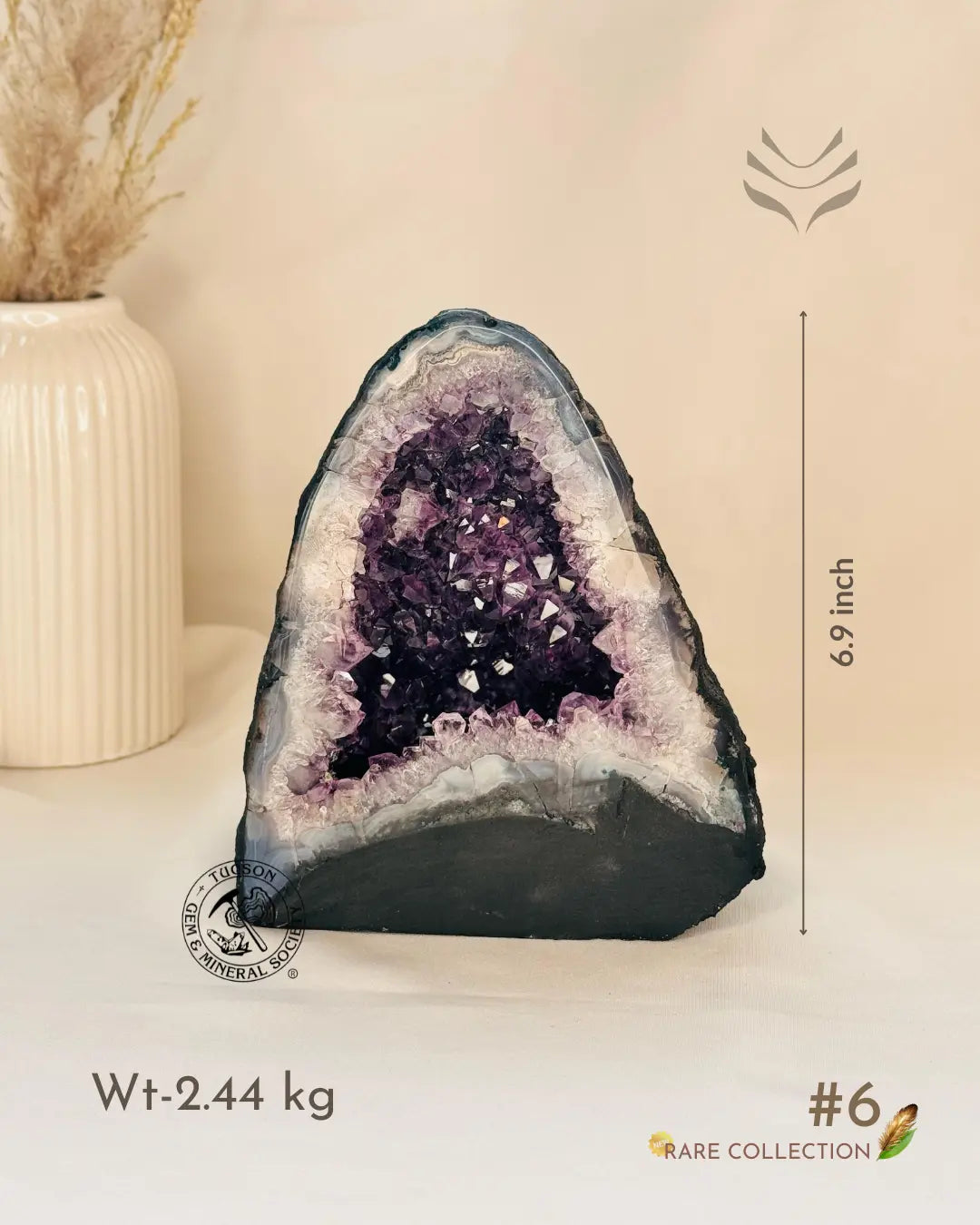 Light-Coded Positive Energy Convertor - Amethyst Geode