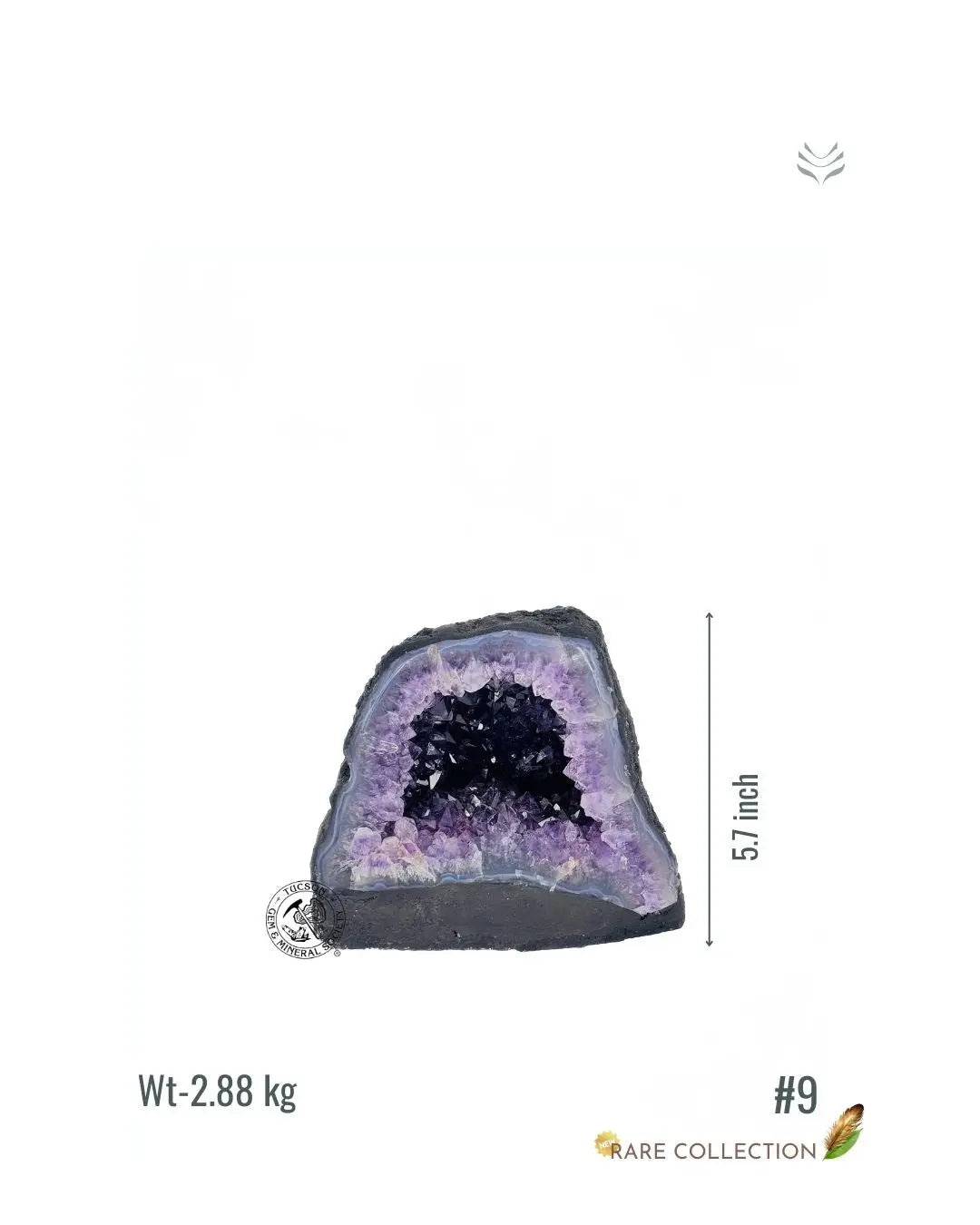 Light-Coded Positive Energy Convertor - Amethyst Geode
