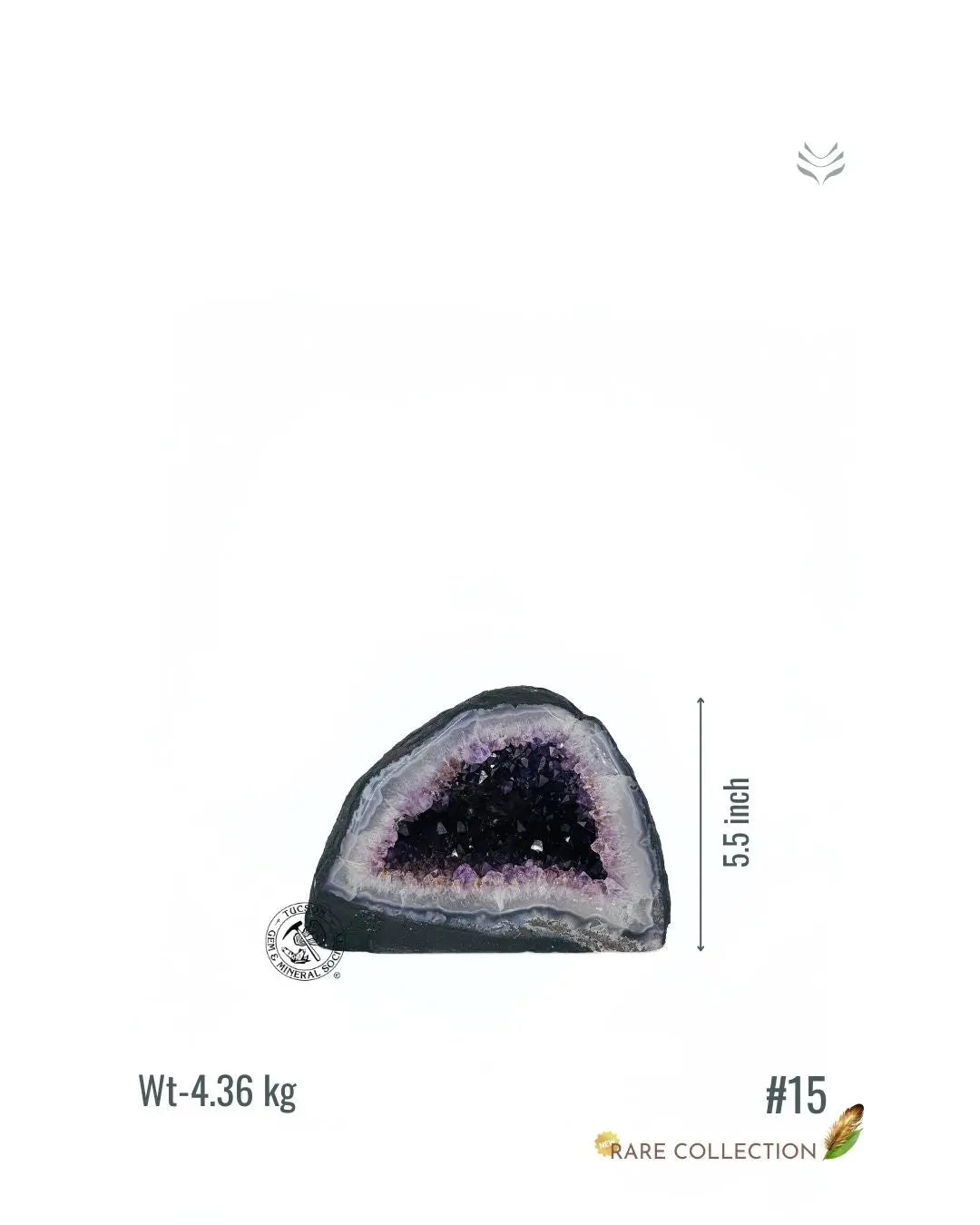 Light-Coded Positive Energy Convertor - Amethyst Geode