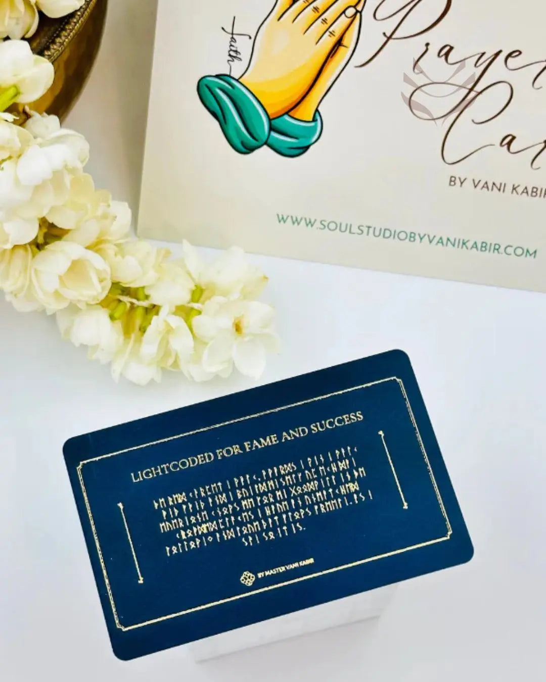 Light-Coded Prayer Card - For Fame & Success