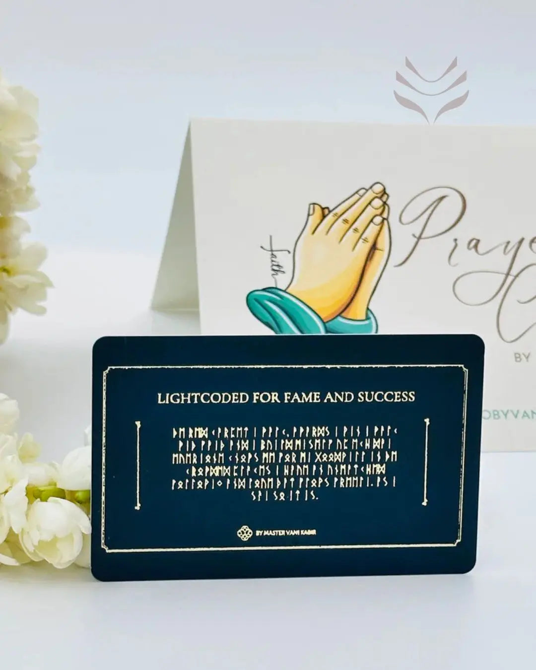 Light-Coded Prayer Card - For Fame & Success
