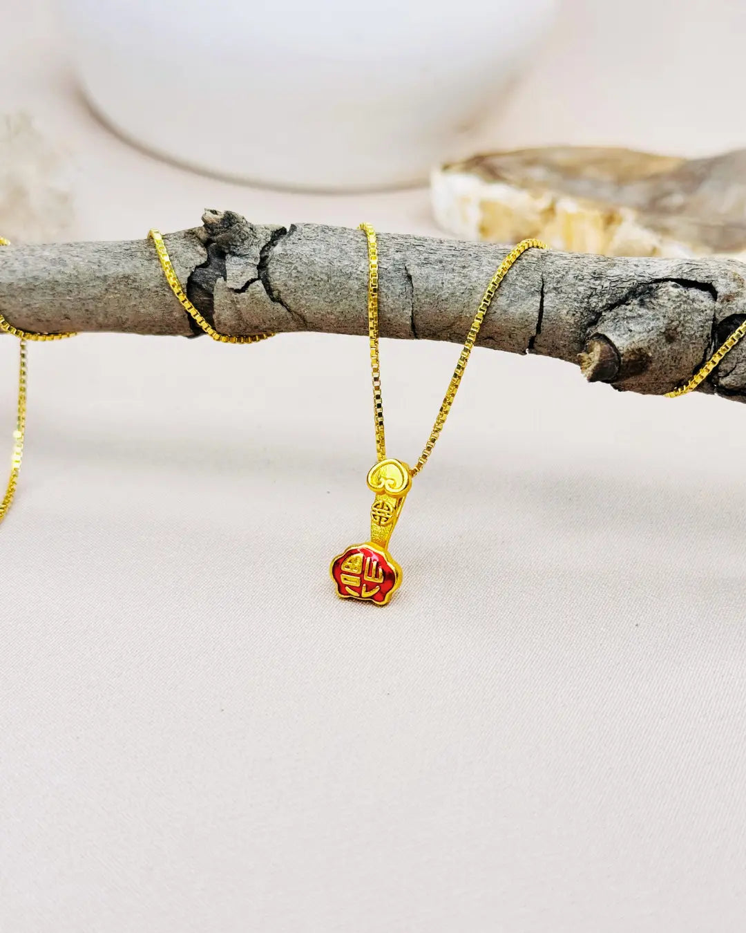 Light-Coded Ru-Yi Stick Pendant For Power and Authority