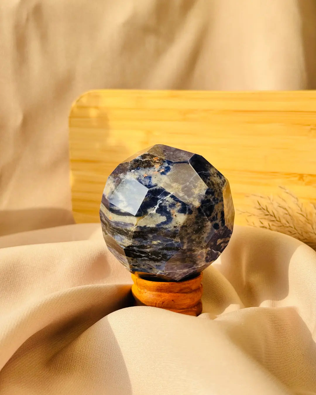 Light-Coded Sodalite - Mega Sphere