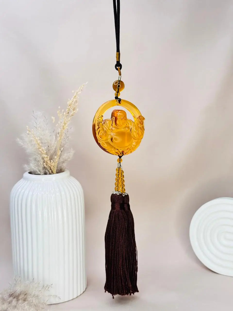 Light-Coded Wealth And Abundance Laughing Buddha Amulet