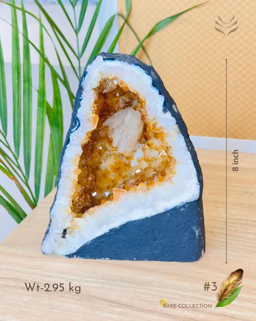 Light-Coded Wealth Magnet Citrine Geode (Part-1)