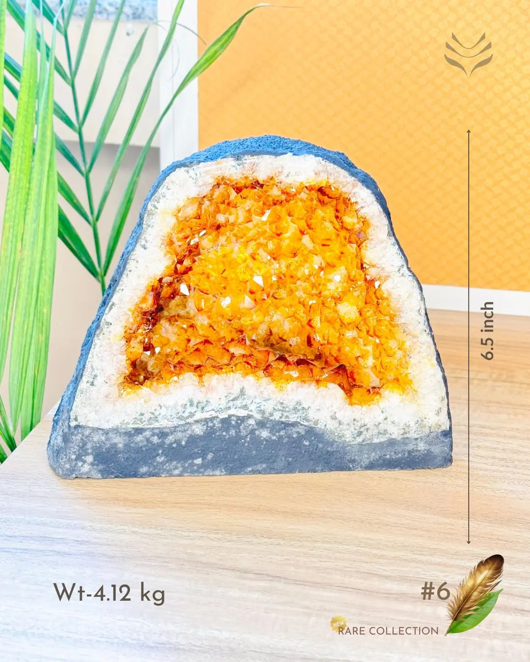 Light-Coded Wealth Magnet Citrine Geode (Part-1)