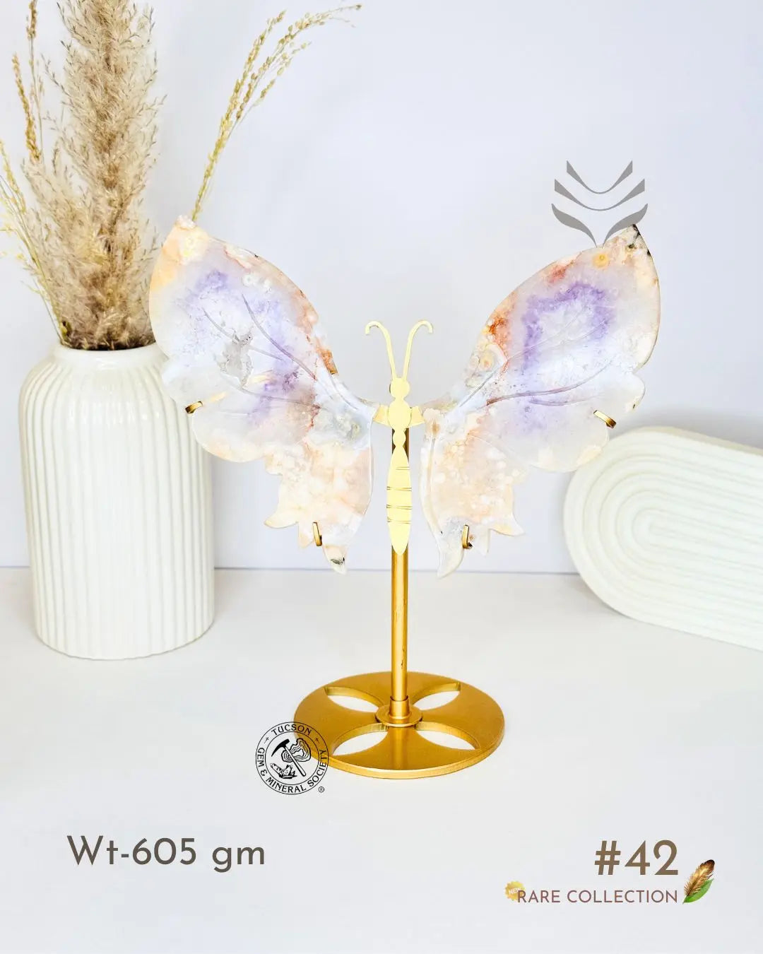 Light-Coded Wings Of Growth - Pink Amethyst #42