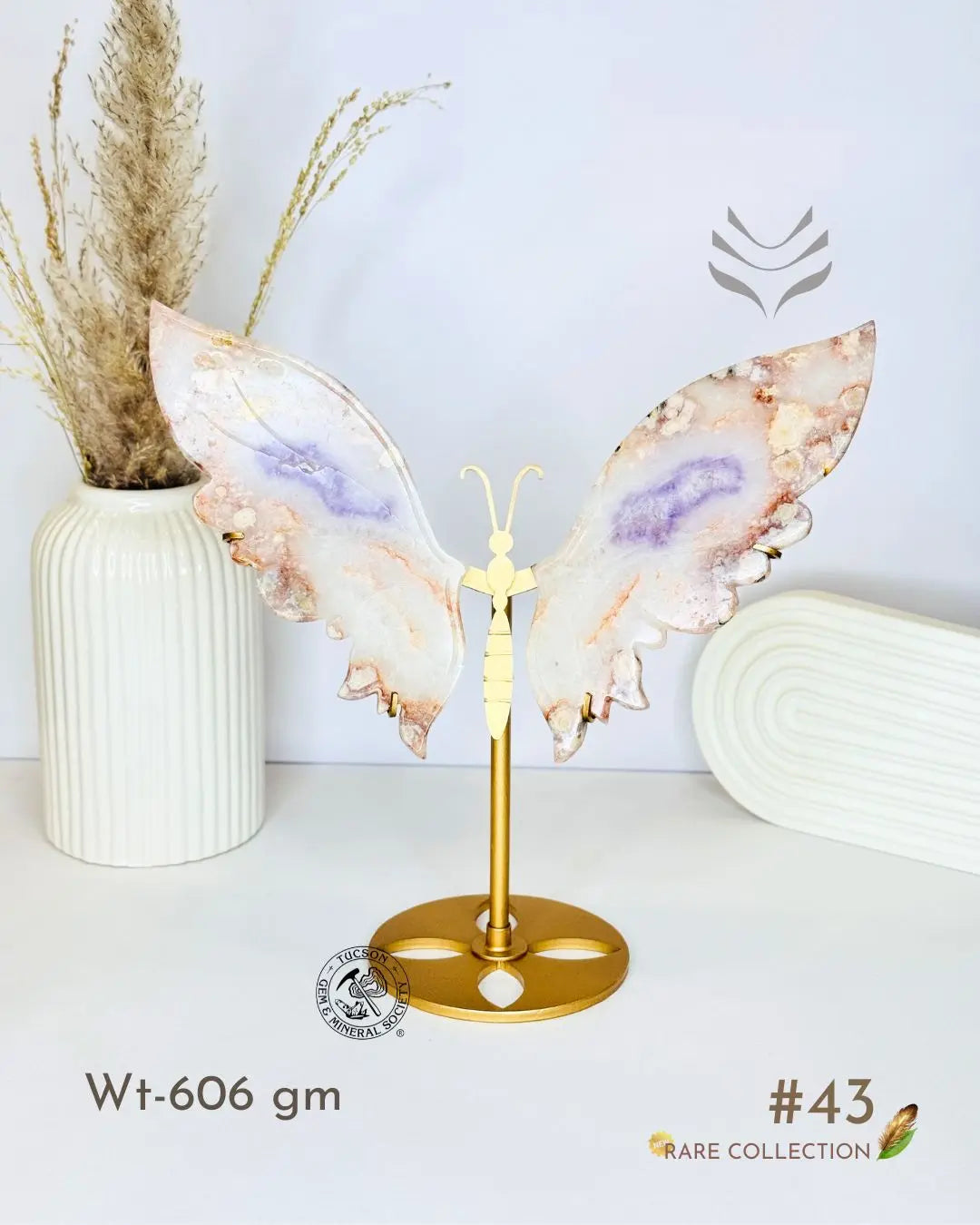 Light-Coded Wings Of Growth - Pink Amethyst #43