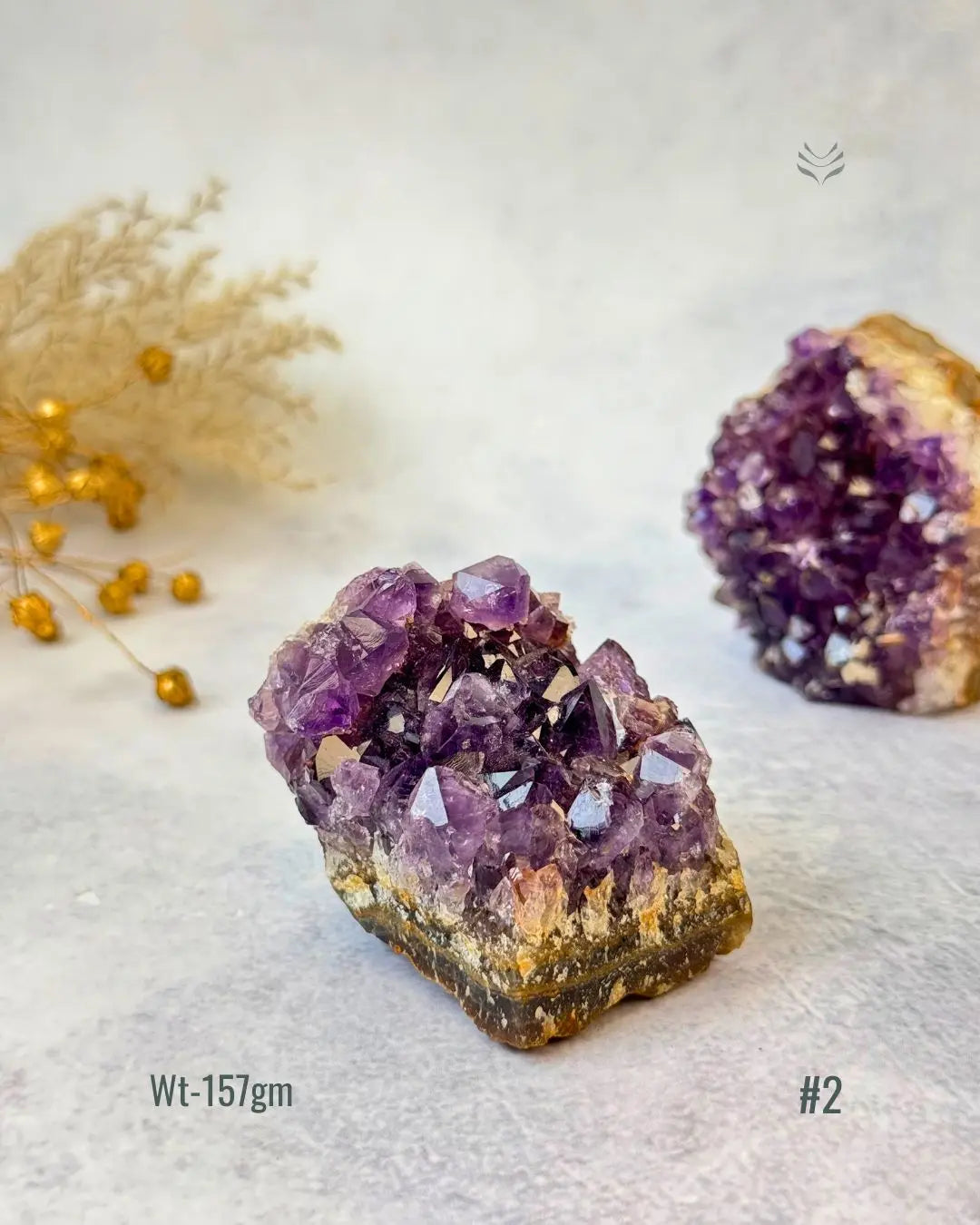 LightCoded Amethyst Cluster