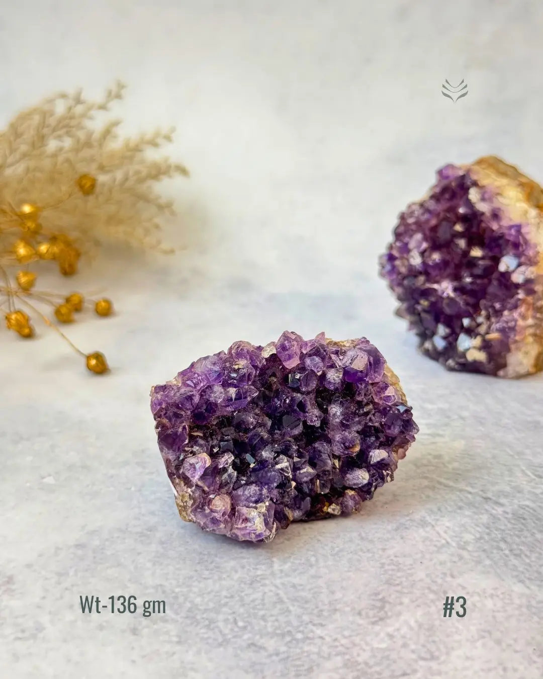 LightCoded Amethyst Cluster
