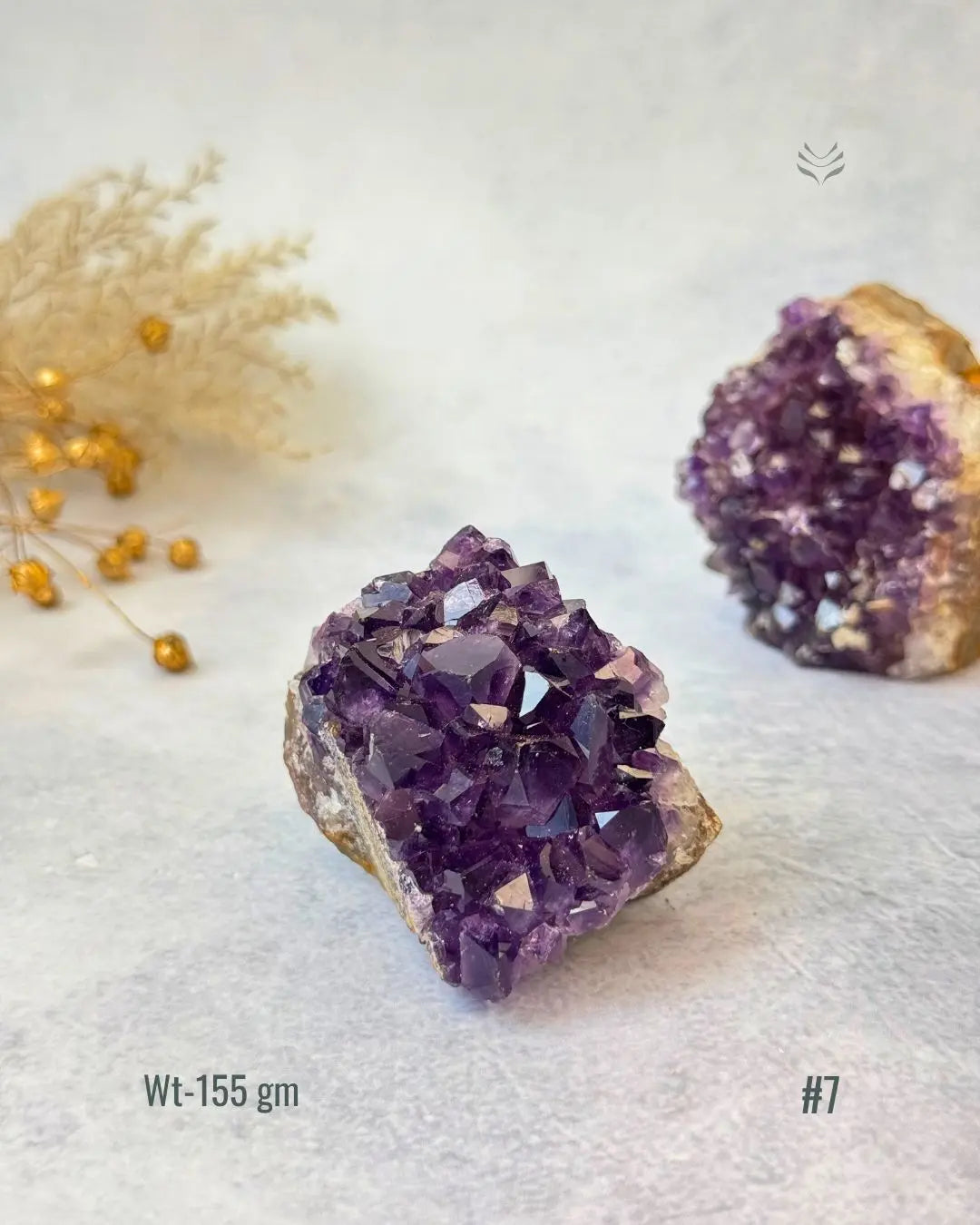 LightCoded Amethyst Cluster