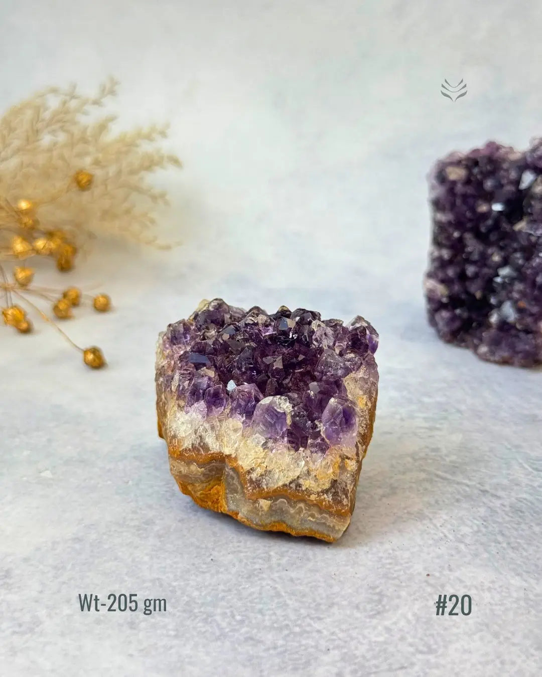 LightCoded Amethyst Cluster