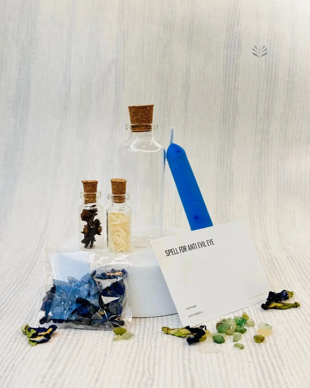 LightCoded Anti-Evil Eye Spell Bottle