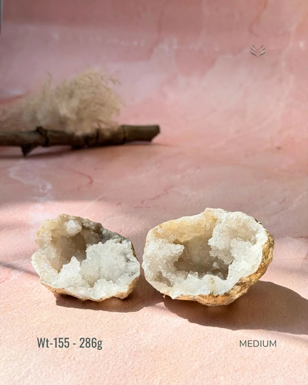 LightCoded Clear Quartz Manifestation Geode