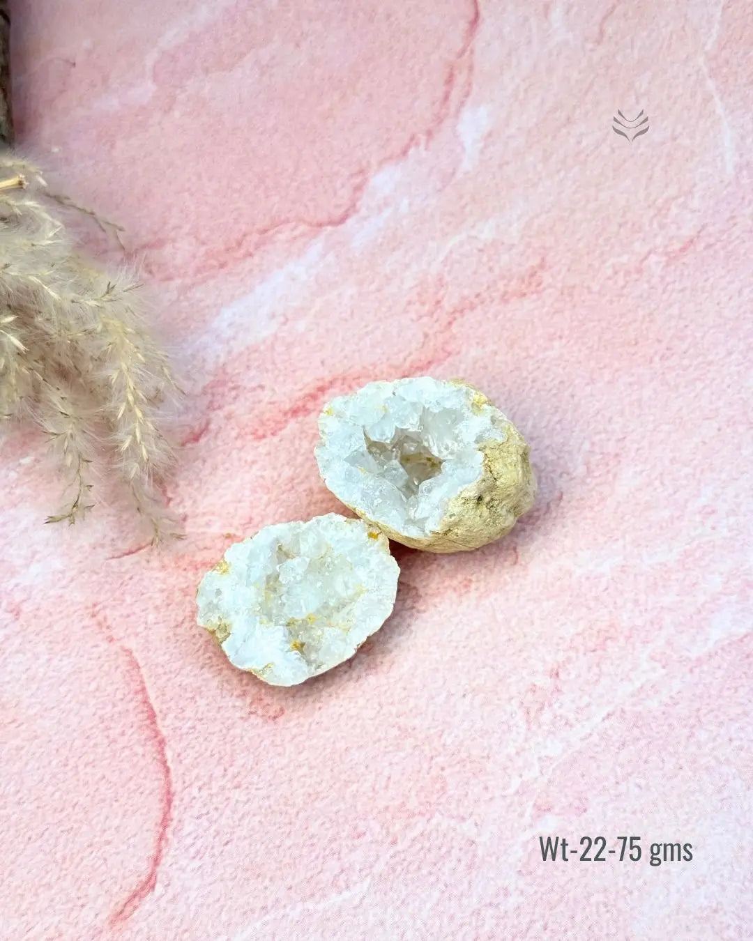 LightCoded Clear Quartz Manifestation Geode - Extra Small