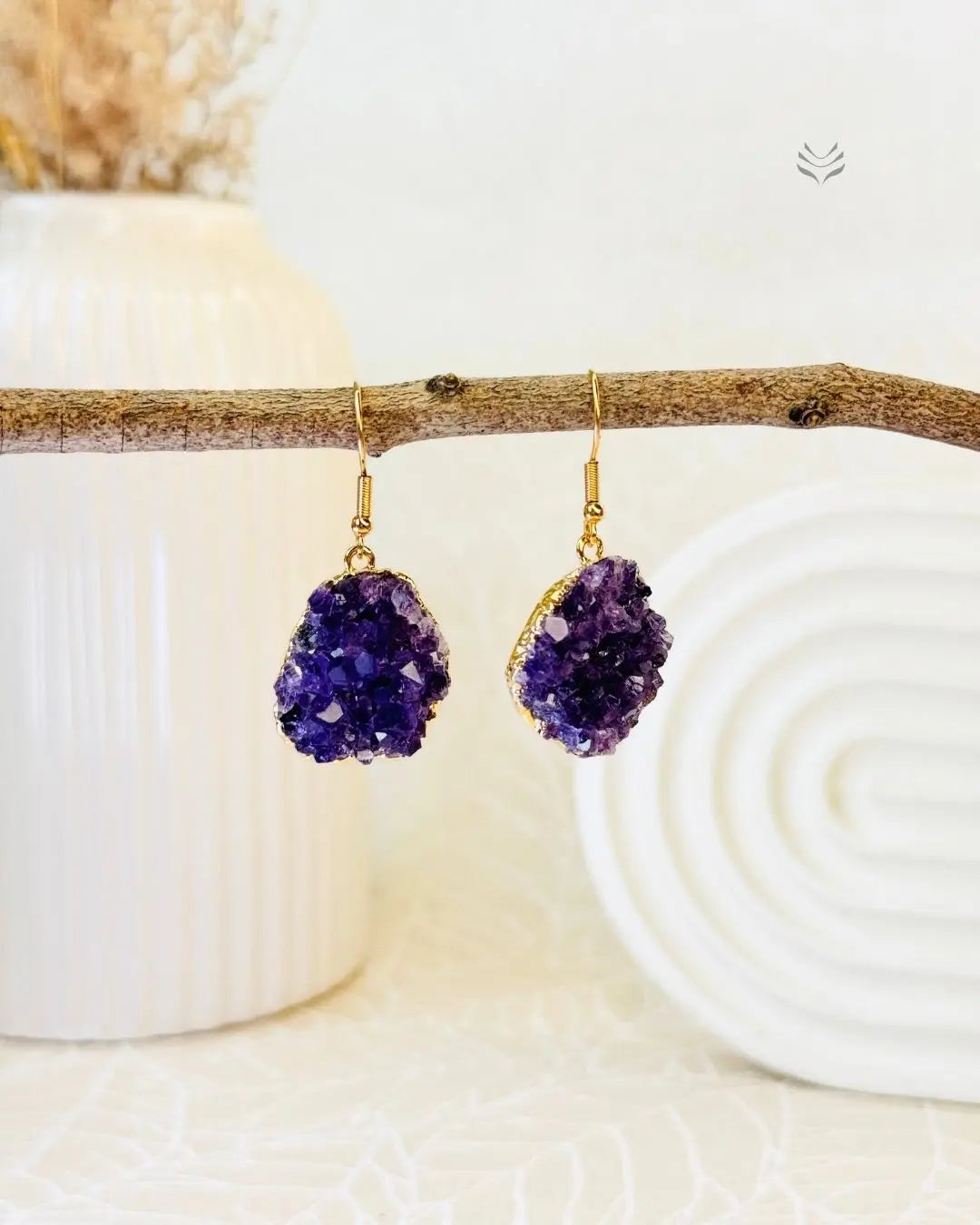 LightCoded Magic Earrings - Amethyst
