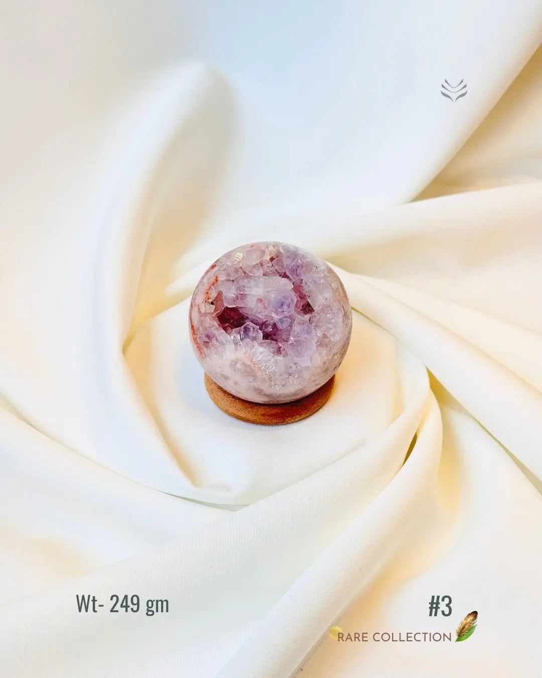 LightCoded Pink Amethyst Orbs