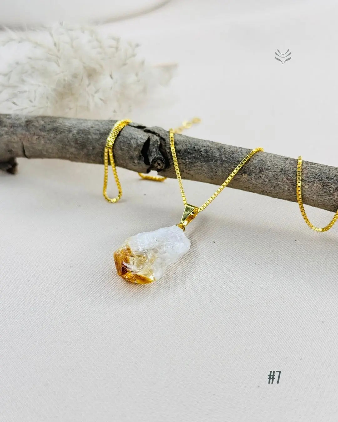 LightCoded Point Of Wealth - Citrine Pendant