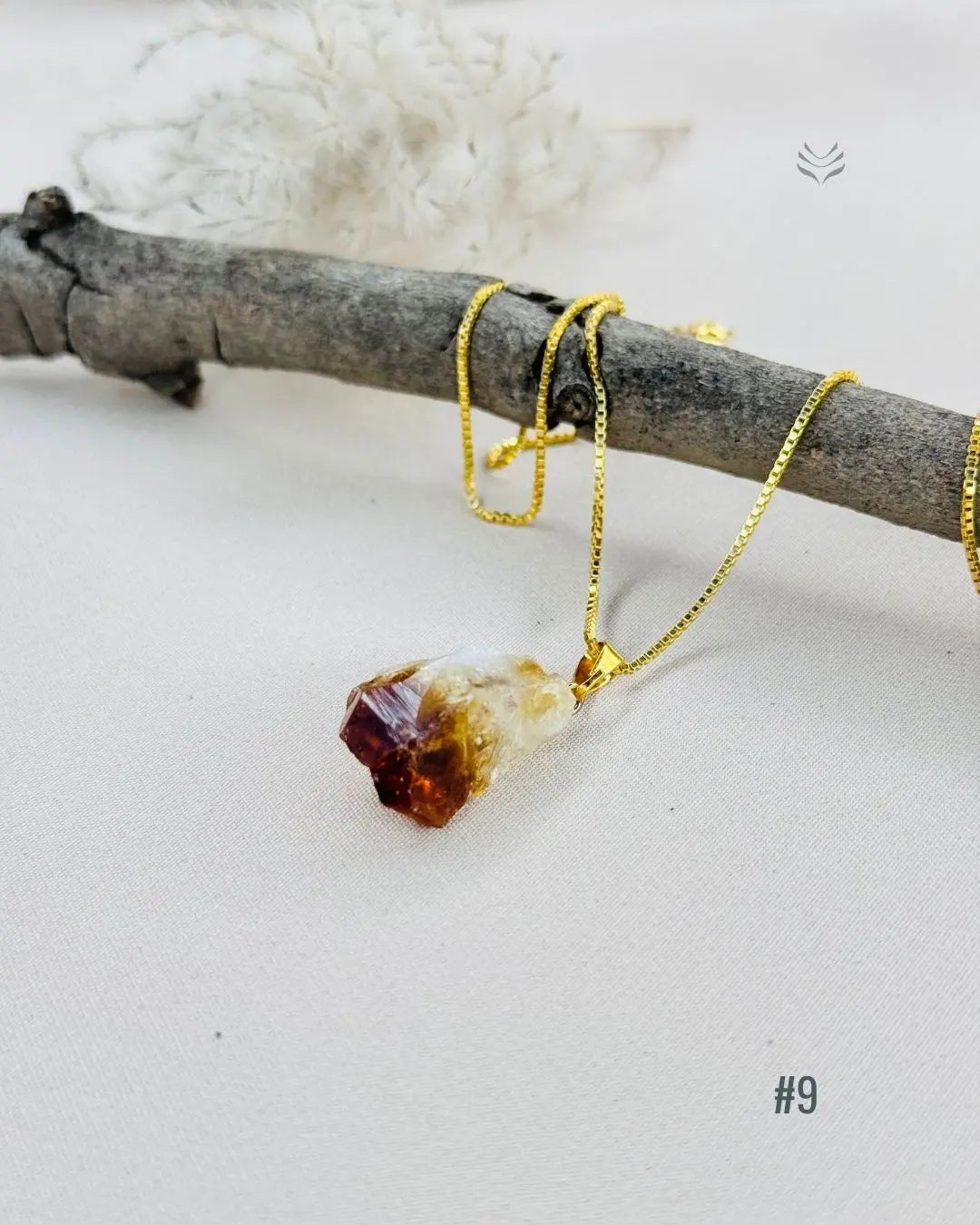 LightCoded Point Of Wealth - Citrine Pendant
