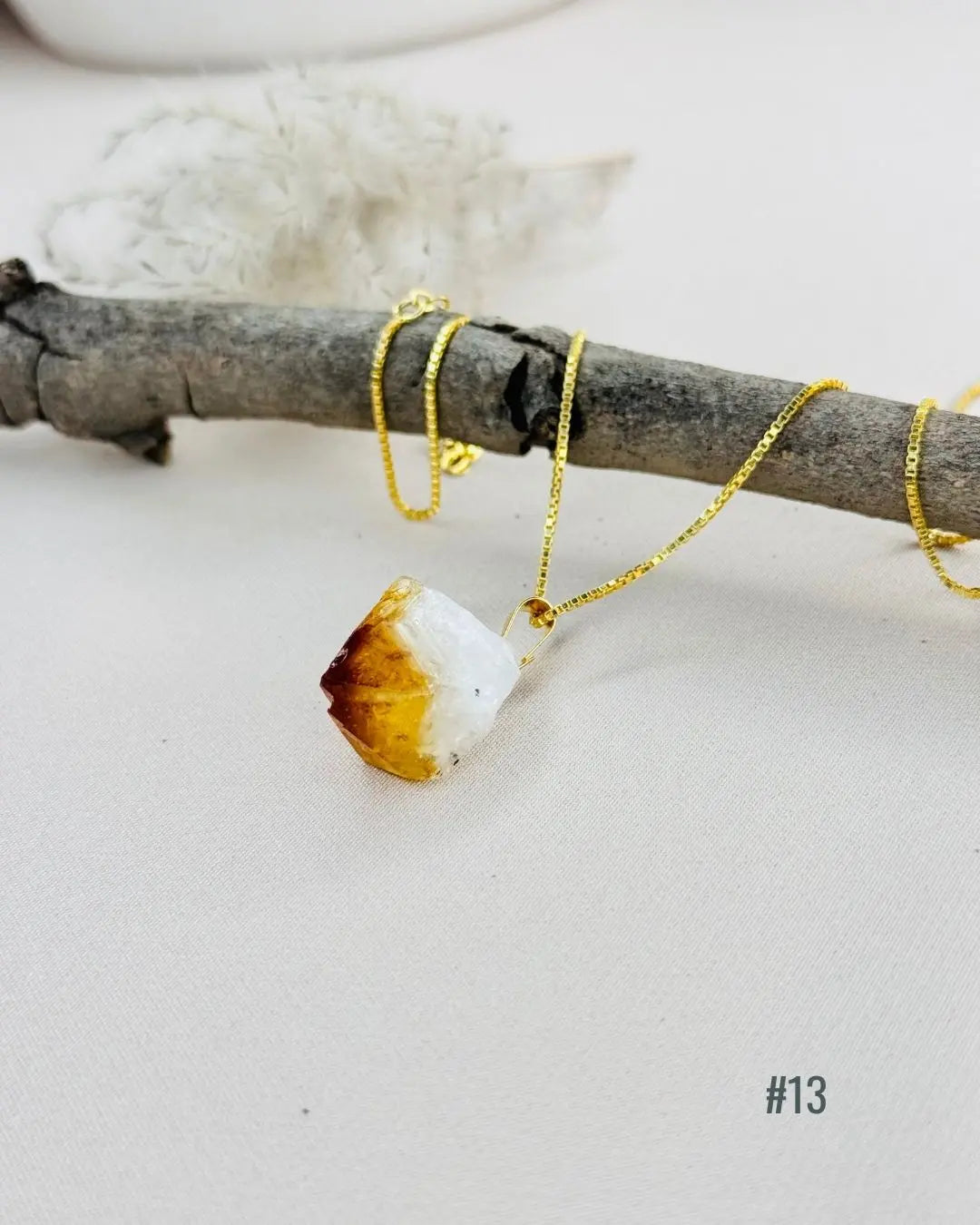 LightCoded Point Of Wealth - Citrine Pendant