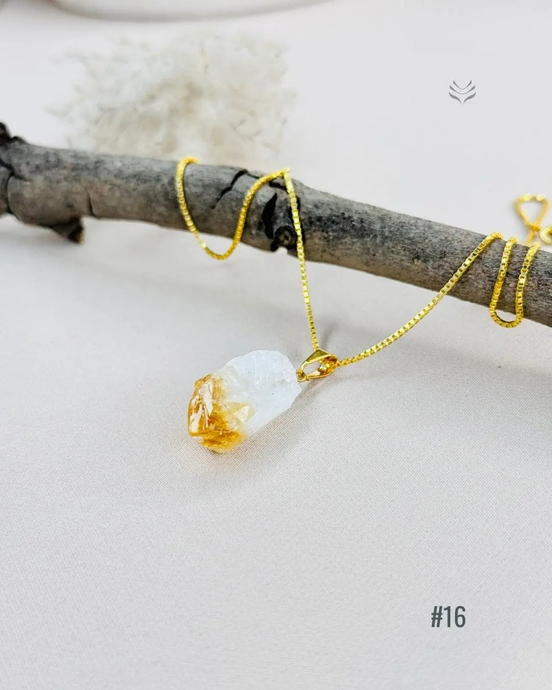 LightCoded Point Of Wealth - Citrine Pendant