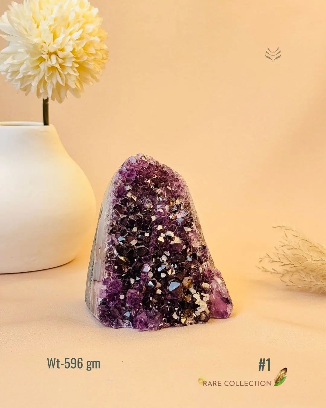 LightCoded Power & Wealth Amethyst Cluster