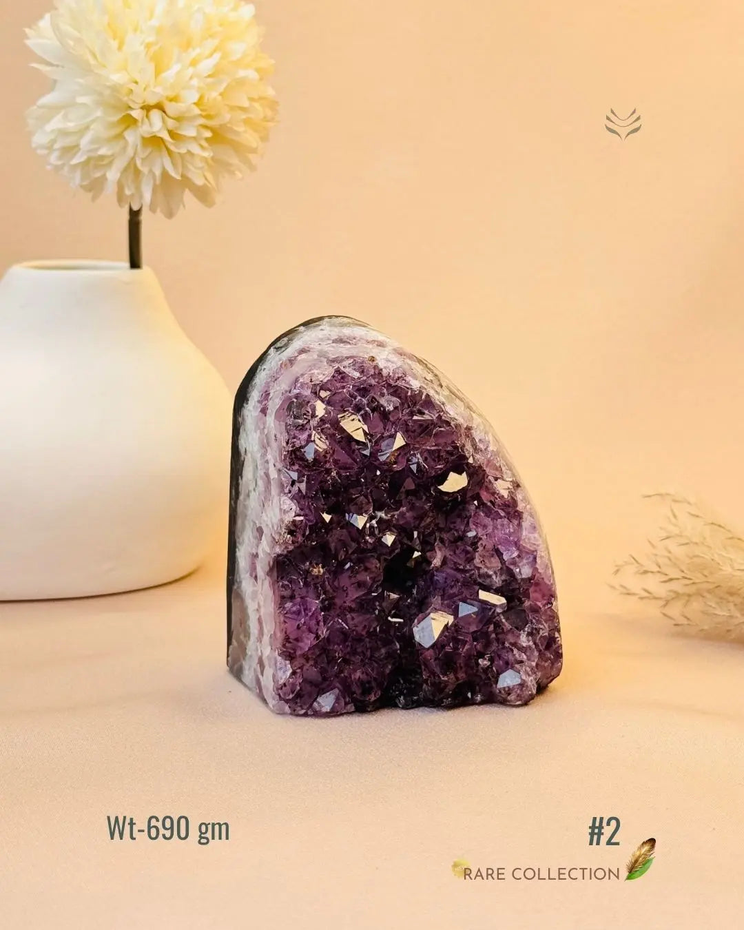 LightCoded Power & Wealth Amethyst Cluster