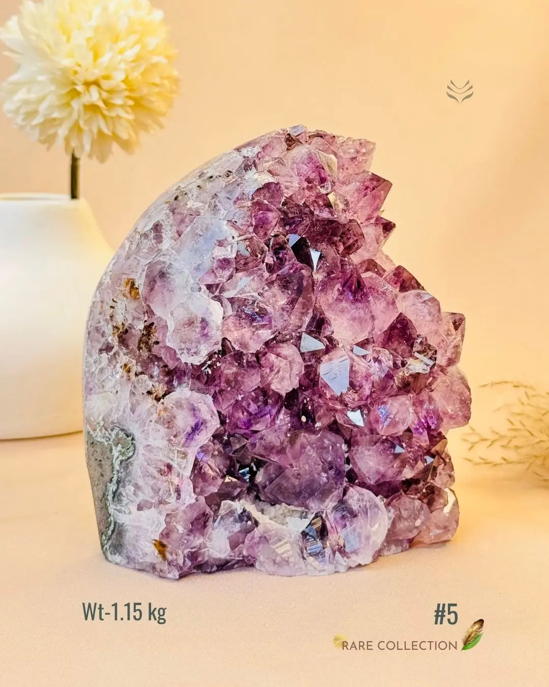 LightCoded Power & Wealth Amethyst Cluster