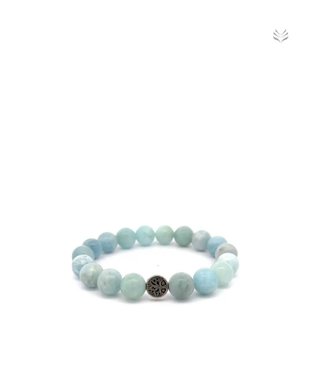 LightCoded Talisman Of Good Fortune Aquamarine Bracelet