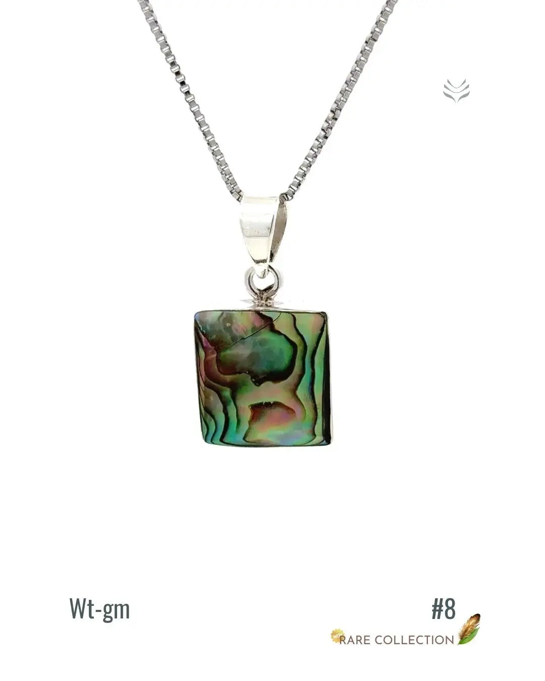 Lightcoded Anti-worry Abalone Shell Pendant