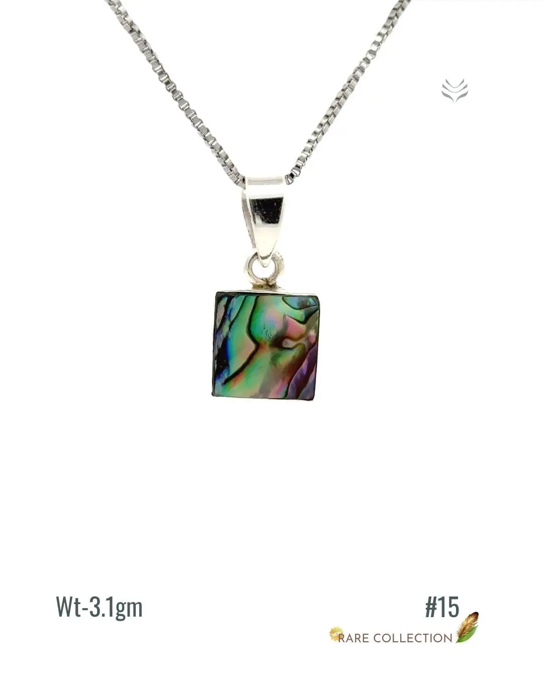 Lightcoded Anti-worry Abalone Shell Pendant