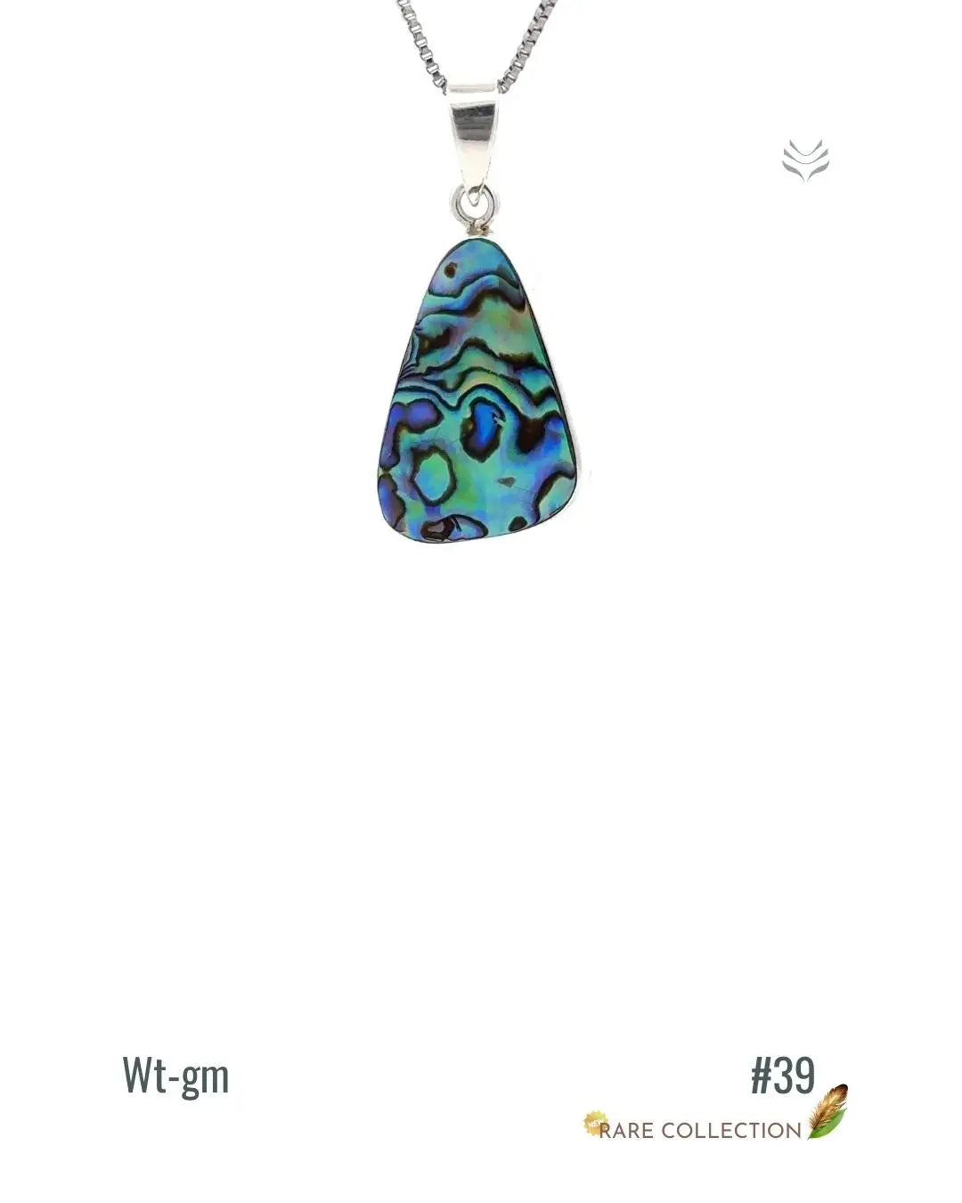 Lightcoded Anti-worry Abalone Shell Pendant