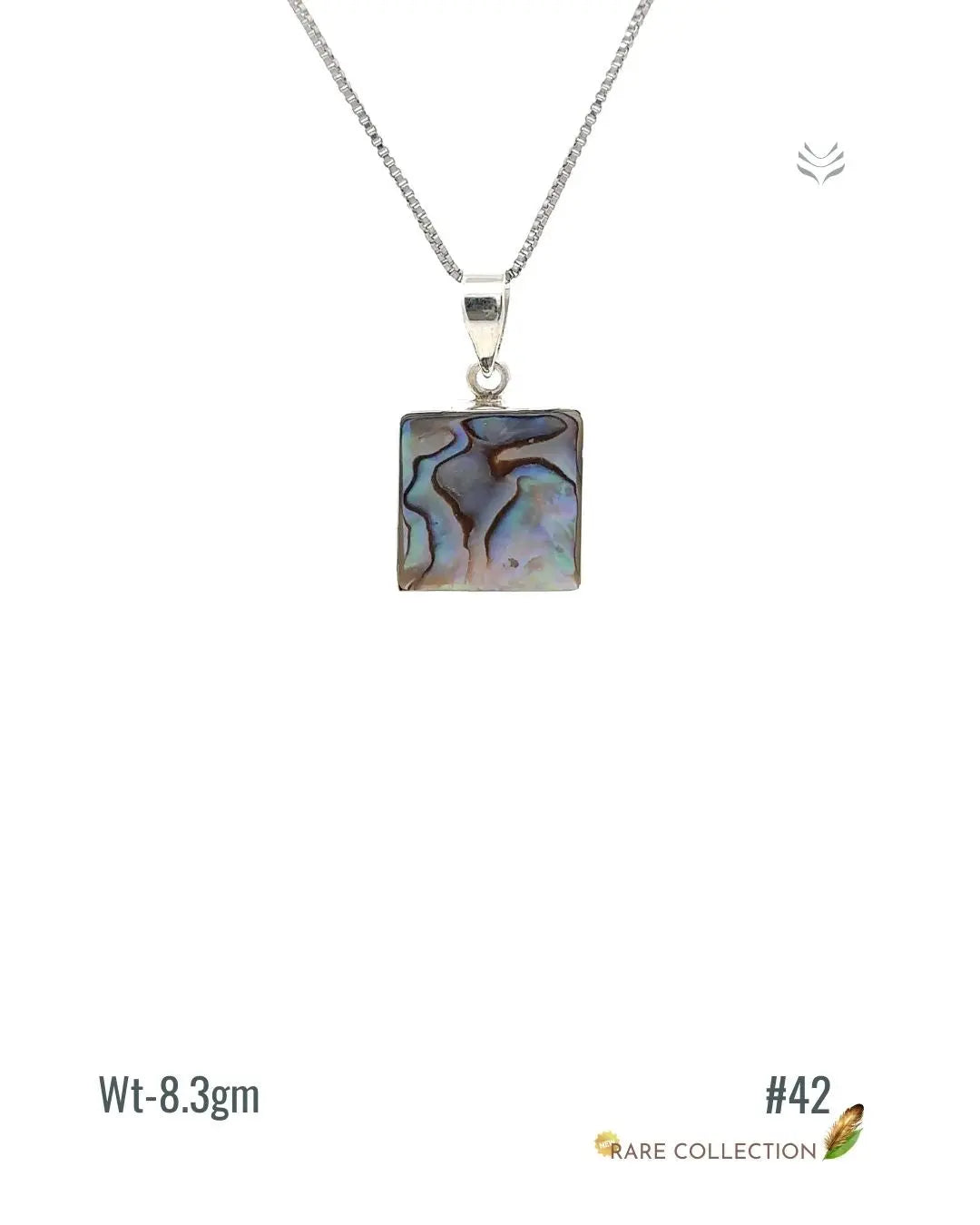 Lightcoded Anti-worry Abalone Shell Pendant