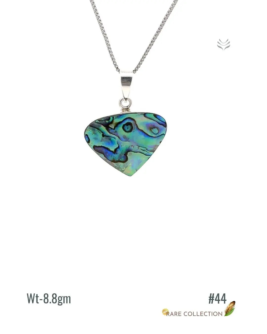 Lightcoded Anti-worry Abalone Shell Pendant