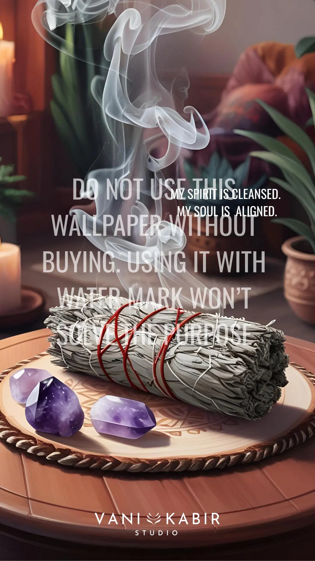 Lightcoded Cleanse Your Spirit Mobile Wallpaper