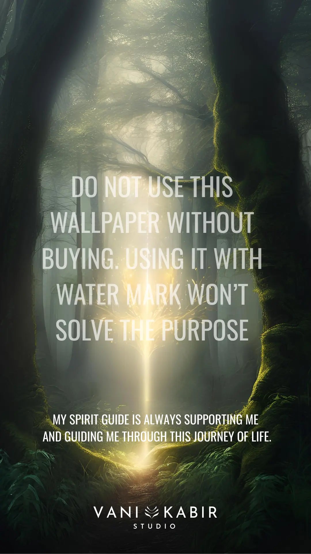 Lightcoded Connect with your Spirit Guide Mobile Wallpaper