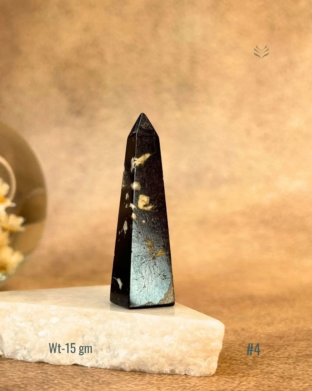 Lightcoded Covellite Tower